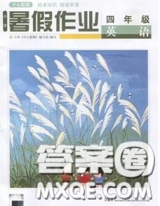 武汉出版社2020年开心假期暑假作业四年级英语人教版答案