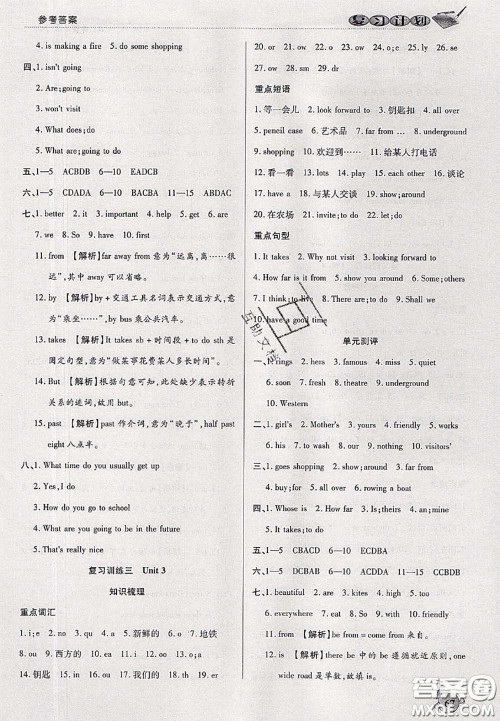 品至教育2020年假期复习计划期末暑假衔接七年级英语牛津版答案