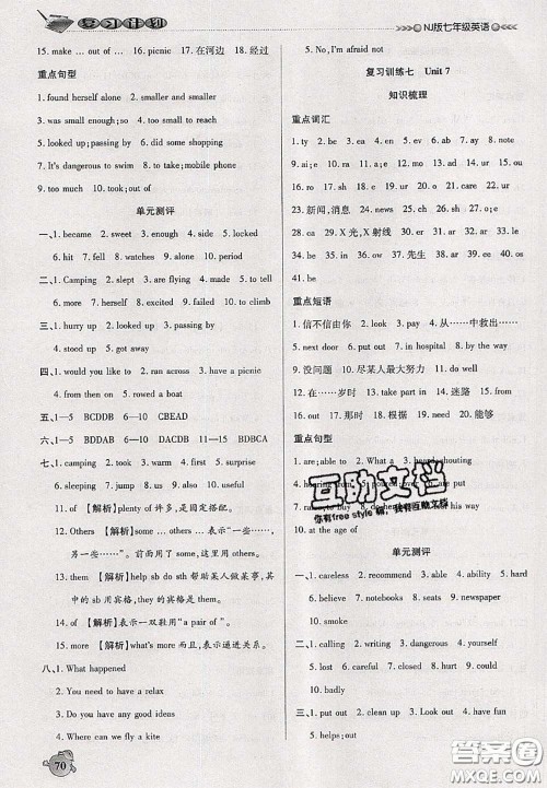 品至教育2020年假期复习计划期末暑假衔接七年级英语牛津版答案 品至教育2020年假期复习计划期末暑假衔接七年级英语牛津版答案