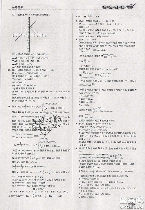 品至教育2020年假期复习计划期末暑假衔接八年级数学人教版答案 品至教育2020年假期复习计划期末暑假衔接八年级数学人教版答案
