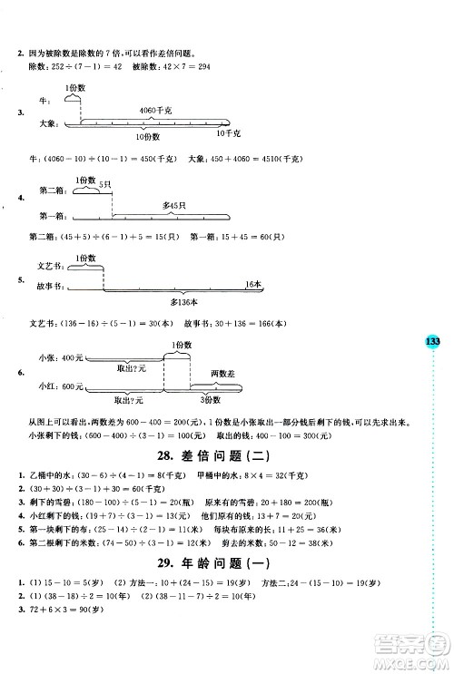 南京大学出版社2020年小学数学拓展学案60课3年级参考答案 南京大学出版社2020年小学数学拓展学案60课3年级参考答案