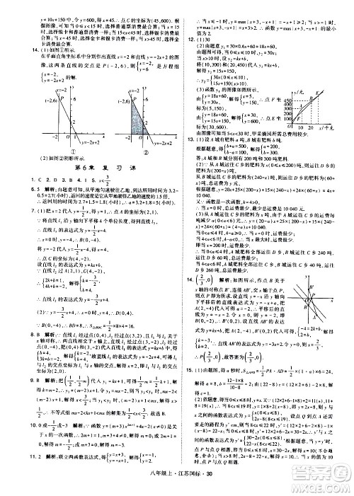 宁夏人民教育出版社2020秋经纶学典学霸题中题数学八年级上册江苏国标参考答案