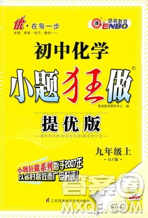 江苏凤凰科学技术出版社2020秋初中化学小题狂做提优版九年级上HJ沪教版参考答案