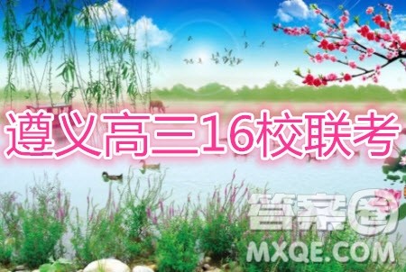 2021届遵义高三16校联考文理数试题及答案