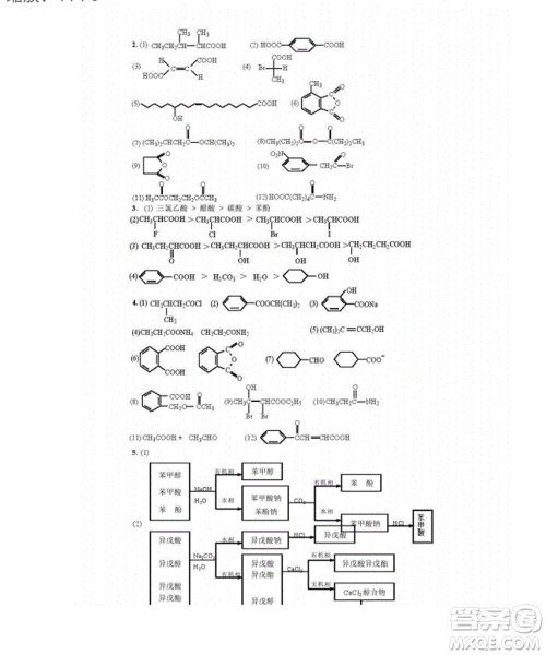 高等教育出版社2020有机化学第三版课后习题答案 高等教育出版社2020有机化学第三版课后习题答案