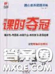 安徽师范大学出版社2020课时夺冠九年级数学上册湘教版答案