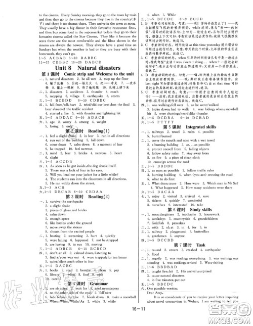 2020秋1课3练单元达标测试八年级英语上册译林版参考答案 2020秋1课3练单元达标测试八年级英语上册译林版参考答案