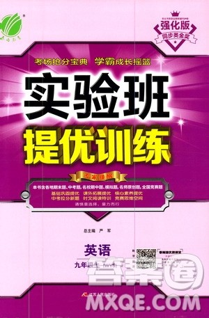 江苏人民出版社2020年实验班提优训练九年级上英语WYS外研版答案 江苏人民出版社2020年实验班提优训练九年级上英语WYS外研版答案
