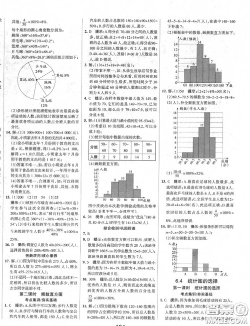 2020年秋全优课堂考点集训与满分备考七年级数学上册北师版答案