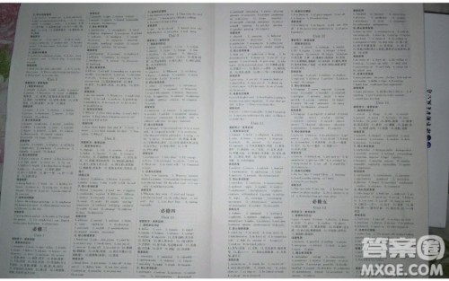 世界图书出版社2020年优化指导高考总复习第1轮英语人教版答案