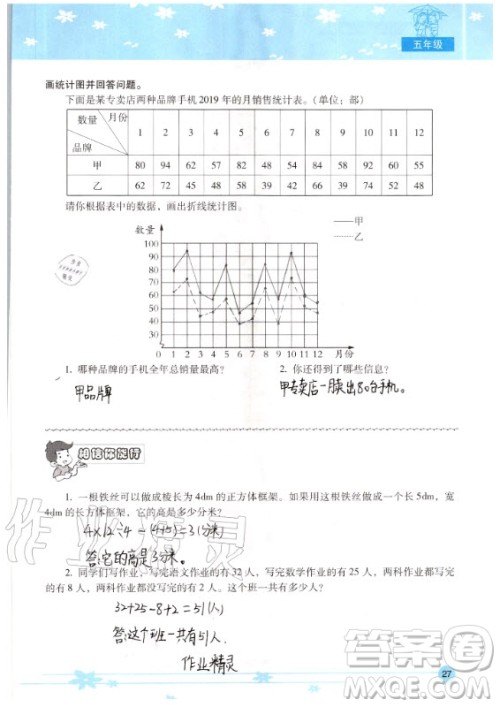 晨光出版社2020年云南省标准教辅小学生暑假活动五年级答案 晨光出版社2020年云南省标准教辅小学生暑假活动五年级答案