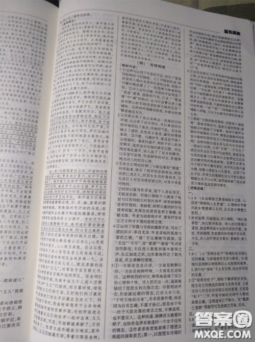 武汉出版社2020年高考语文核按钮教材梳理参考答案 武汉出版社2020年高考语文核按钮教材梳理参考答案
