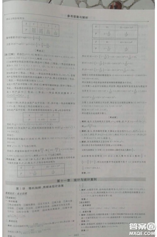 长江出版传媒2020高考总复习优化方案高三数学人教版答案