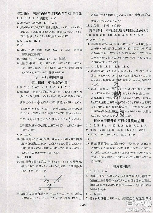 新疆青少年出版社2020同行学案学练测六年级数学下册鲁教版参考答案 新疆青少年出版社2020同行学案学练测六年级数学下册鲁教版参考答案