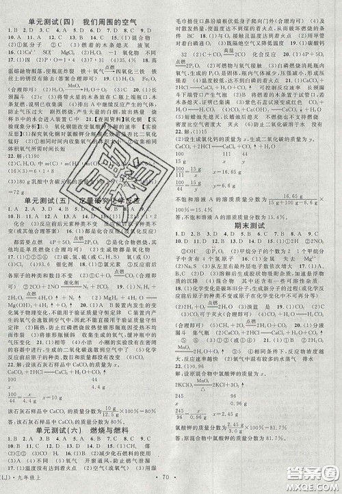 广东经济出版社2020名校课堂九年级化学上册鲁教版答案 广东经济出版社2020名校课堂九年级化学上册鲁教版答案