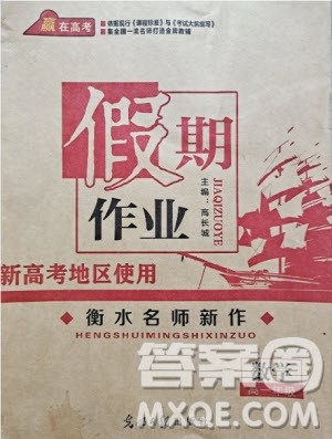 光明日报出版社2020年假期作业新高考地区使用衡水名师新做数学高一年级答案