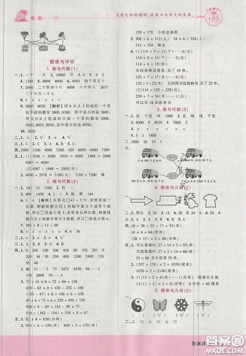 2020秋王朝霞创维新课堂同步优化训练三年级数学上册冀教版答案 2020秋王朝霞创维新课堂同步优化训练三年级数学上册冀教版答案