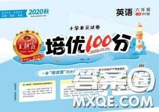 2020年秋王朝霞培优100分六年级英语上册外研版参考答案