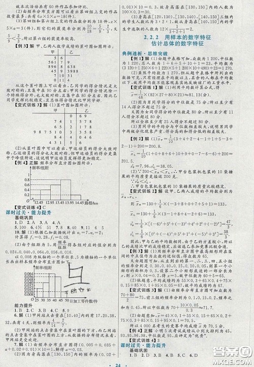 2021高中同步测控优化设计数学必修3人教A版福建专版答案 2021高中同步测控优化设计数学必修3人教A版福建专版答案