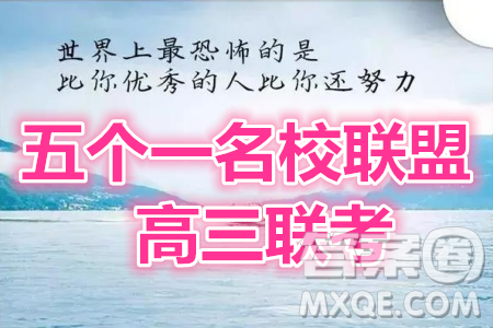 河北省五个一名校联盟2021届高三联考语文试题及答案 河北省五个一名校联盟2021届高三联考语文试题及答案