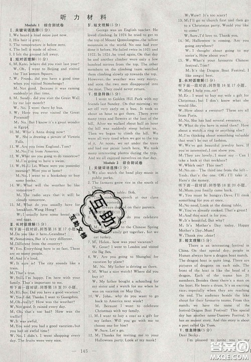 2020年351高效课堂导学案九年级英语上册外研版答案  ​