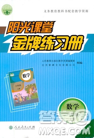 人民教育出版社2020年阳光课堂金牌练习册数学六年级上册人教版答案