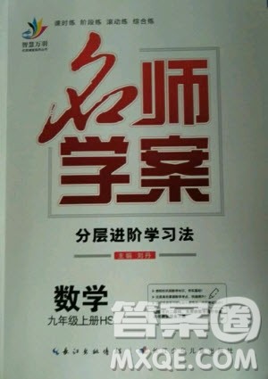 长江少年儿童出版社2020年名师学案数学九年级上册HS华师大版答案