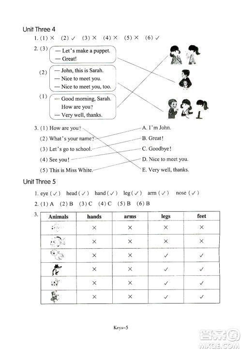 浙江少年儿童出版社2020年每课一练小学英语三年级上册R人教版答案 浙江少年儿童出版社2020年每课一练小学英语三年级上册R人教版答案