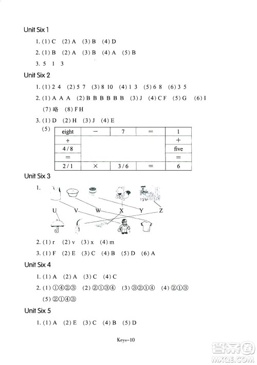 浙江少年儿童出版社2020年每课一练小学英语三年级上册R人教版答案 浙江少年儿童出版社2020年每课一练小学英语三年级上册R人教版答案