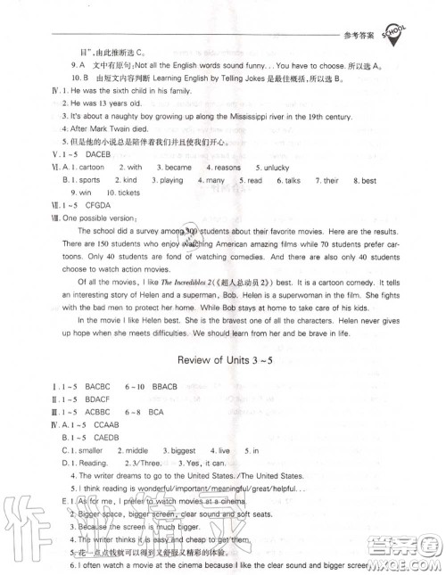 2020年新课程问题解决导学方案八年级英语上册人教版参考答案 2020年新课程问题解决导学方案八年级英语上册人教版参考答案