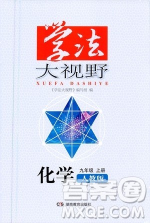 湖南教育出版社2020年学法大视野化学九年级上册人教版答案