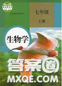 人民教育出版社2020秋课本教材七年级生物上册人教版参考答案