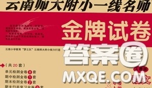 2020秋云南师大附小一线名师金牌试卷三年级语文上册人教版答案 2020秋云南师大附小一线名师金牌试卷三年级语文上册人教版答案