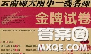 2020秋云南师大附小一线名师金牌试卷四年级数学上册人教版答案