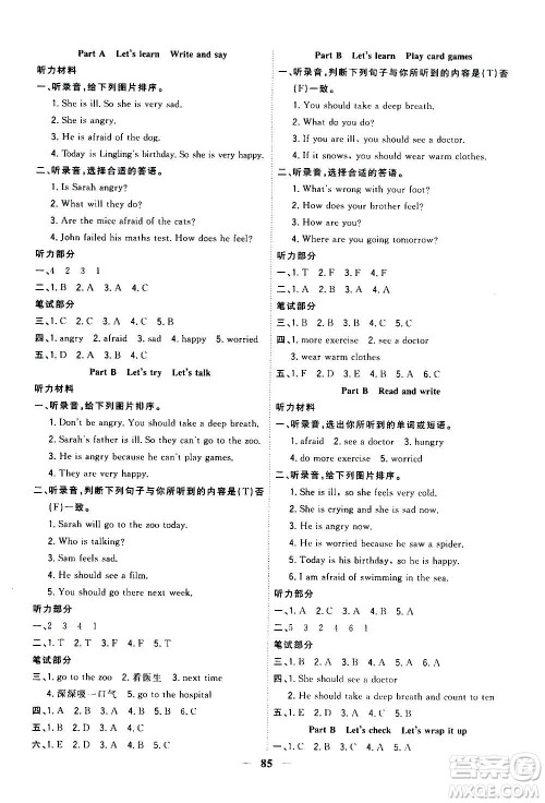 浙江大学出版社2020年课时特训优化作业英语六年级上册P人教版答案 浙江大学出版社2020年课时特训优化作业英语六年级上册P人教版答案