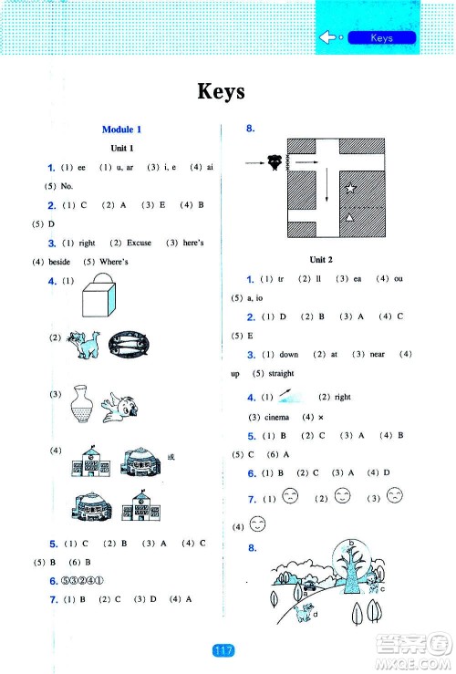 2020年新编新课程能力培养英语四年级上册外研版答案