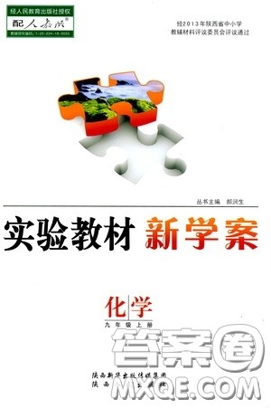 陕西人民出版社2020实验教材新学案九年级化学上册人教版答案
