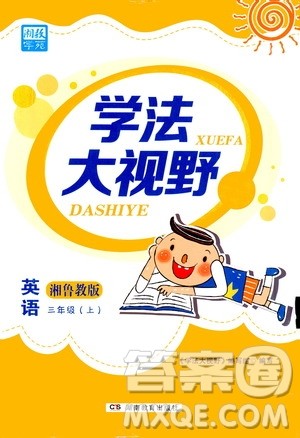 湖南教育出版社2020年学法大视野英语三年级上册湘鲁教版答案