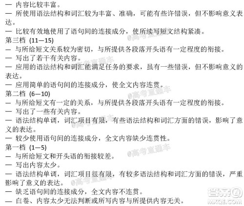 广东省名校联盟高三10月联考试英语试题及答案