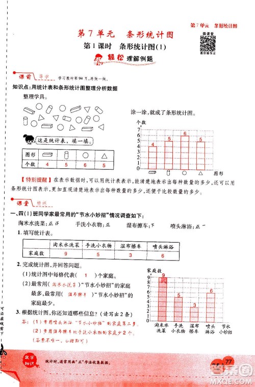 2020年新领程优异真卷汇编数学四年级上册R人教版答案