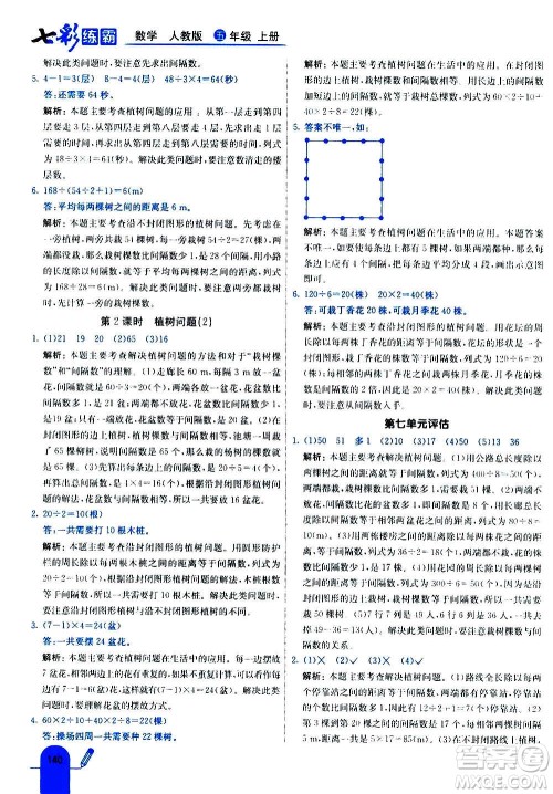 河北教育出版社2020全新版七彩练霸数学五年级上册人教版答案 河北教育出版社2020全新版七彩练霸数学五年级上册人教版答案