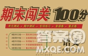 河北少年儿童出版社2020年期末闯关100分语文六年级上册RJ人教版答案