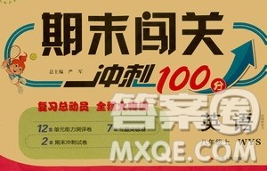 江苏人民出版社2020年期末闯关冲刺100分英语八年级上册WYS外研版答案