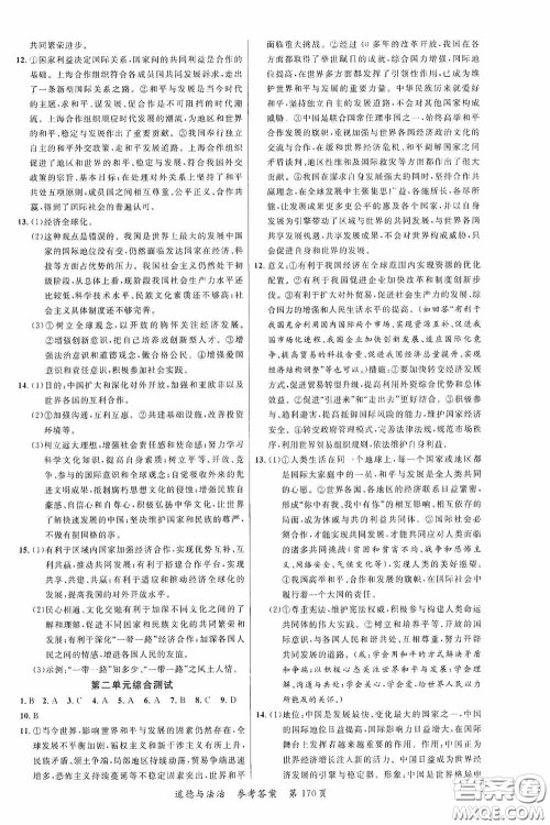 云南美术出版社2020学生课程精巧训练课堂创新学练测九年级道德与法治全一册答案 云南美术出版社2020学生课程精巧训练课堂创新学练测九年级道德与法治全一册答案