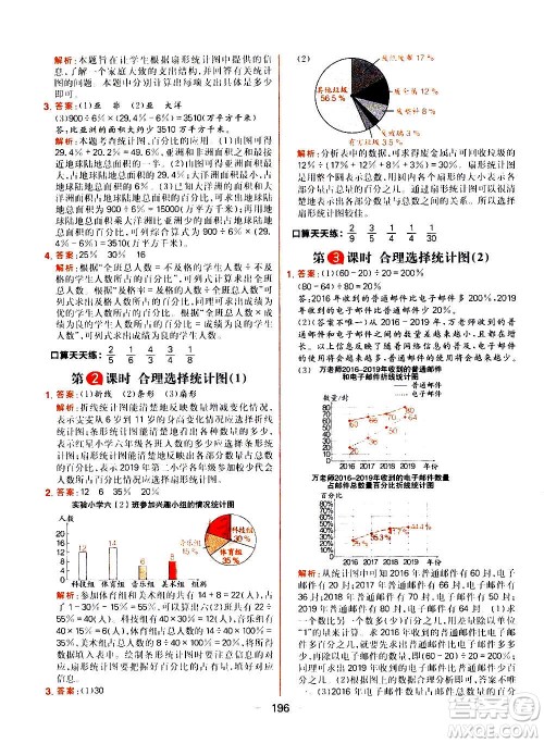 南方出版社2020秋核心素养天天练六年级上册数学R人教版答案