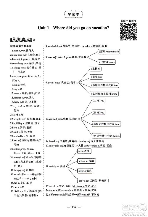 江西美术出版社2020学海风暴数学八年级上册RJ人教版答案
