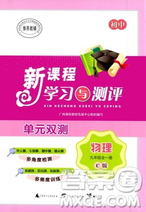 广西教育出版社2020初中新课程学习与测评单元双测物理九年级全一册C版答案