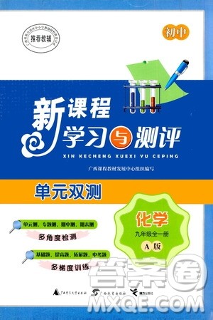 广西教育出版社2020初中新课程学习与测评单元双测化学九年级全一册A版答案