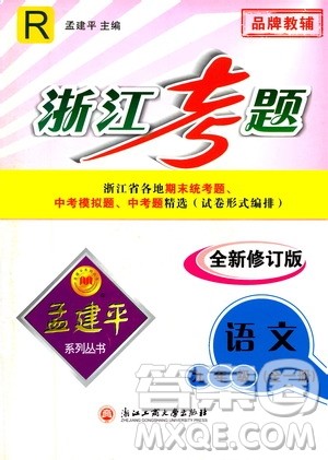 孟建平系列丛书2020年浙江考题语文九年级全一册R人教版答案