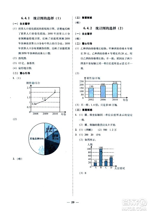 广东经济出版社2020年百分导学数学七年级上册BS北师版答案
